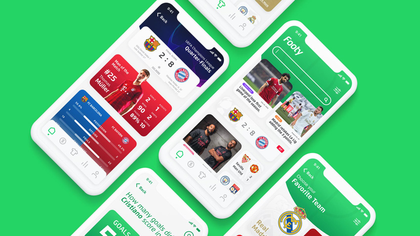 Footy Case Study - Main App